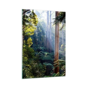 Quadro em vidro - Um conto de fadas da floresta - 50x70 cm