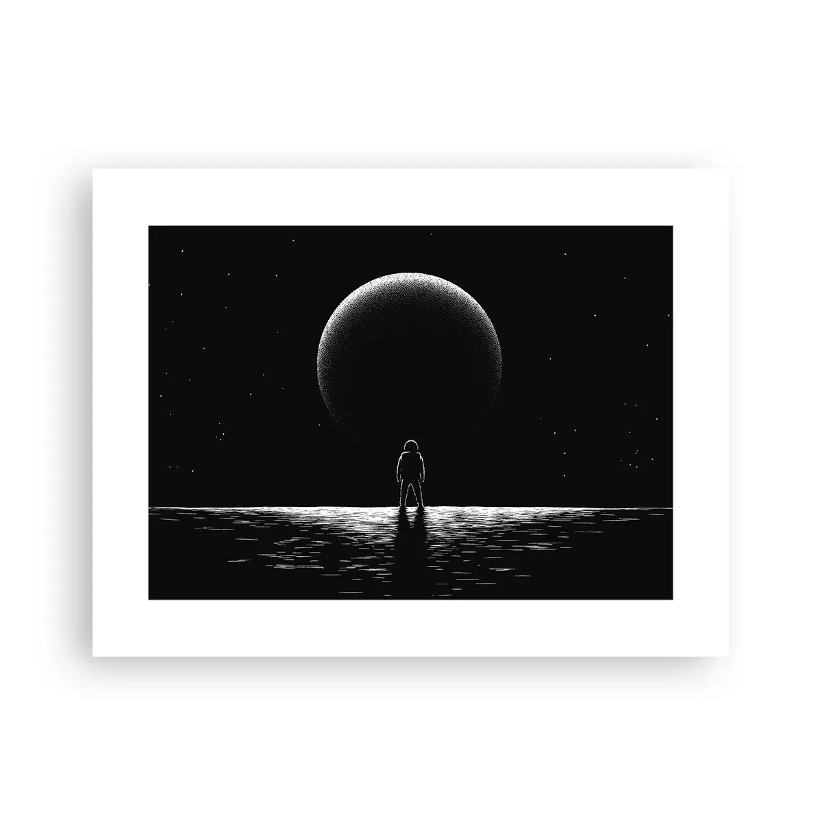 Pôster - Cara a cara - 40x30 cm