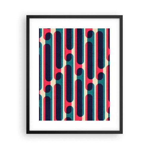 Pôster com moldura preta - Avançado e profundo - 40x50 cm