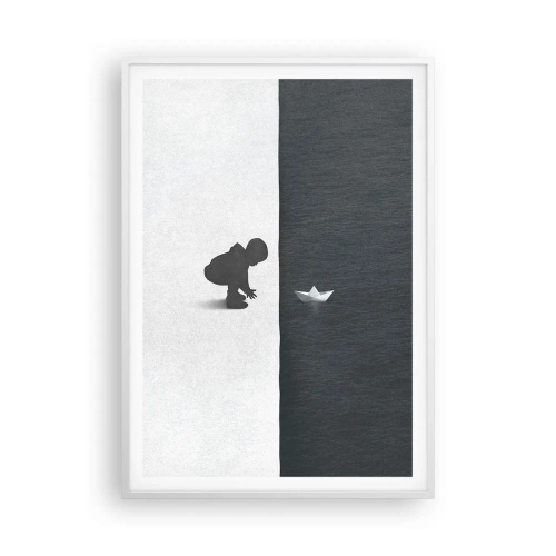 Pôster em moldura branca - Grande expedição - 70x100 cm