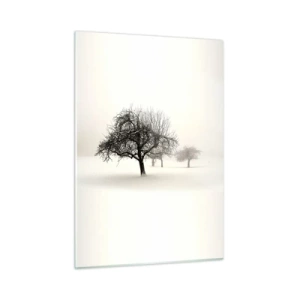 Quadro em vidro - Sono de inverno - 50x70 cm