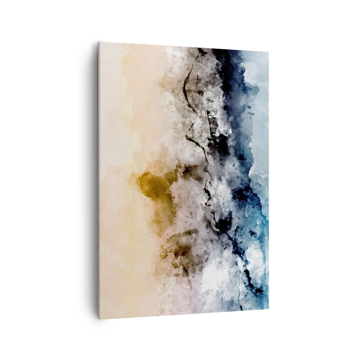 Quadro em tela - Imersos no tumulto do nevoeiro - 70x100 cm
