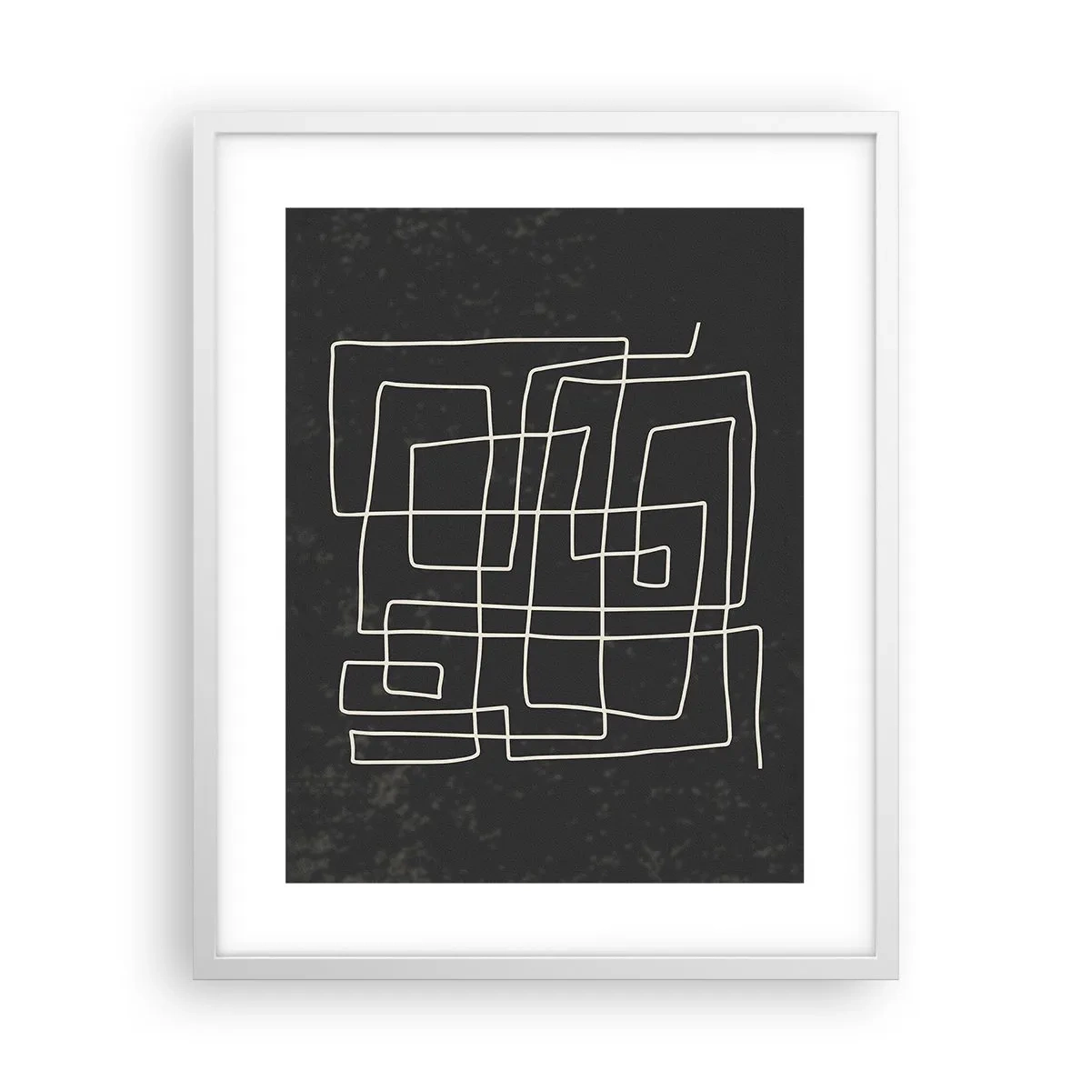 Pôster em moldura branca - Não é tão simples - 40x50 cm