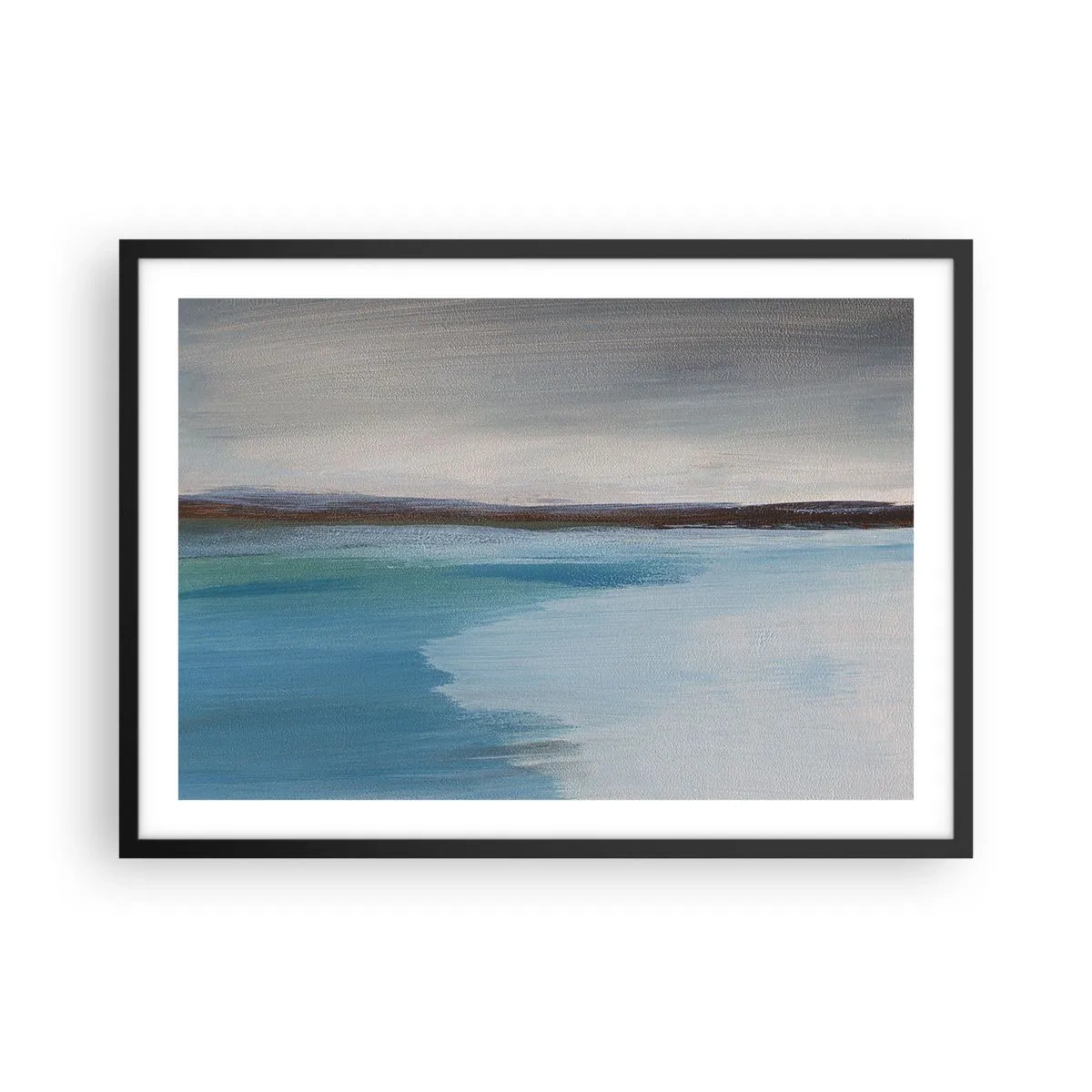 Pôster com moldura preta - Paisagem horizontal - 70x50 cm