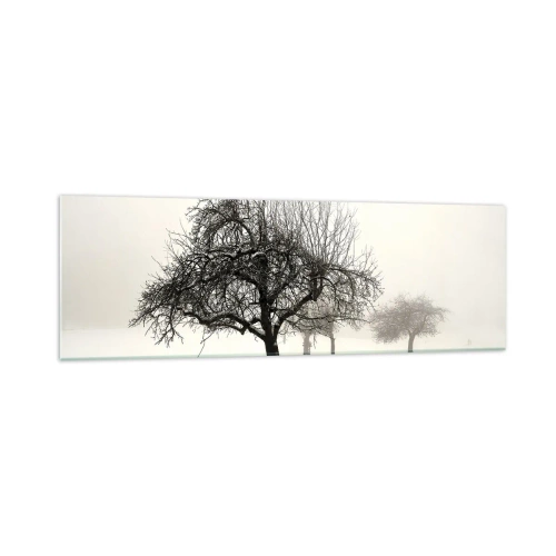 Quadro em vidro - Sono de inverno - 160x50 cm
