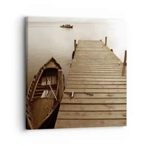 Quadro em tela - Paz de espírito - 30x30 cm