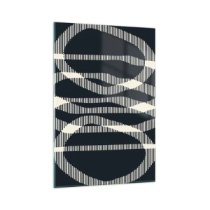 Quadro em vidro - Uma tentativa de quebrar a escuridão - 80x120 cm