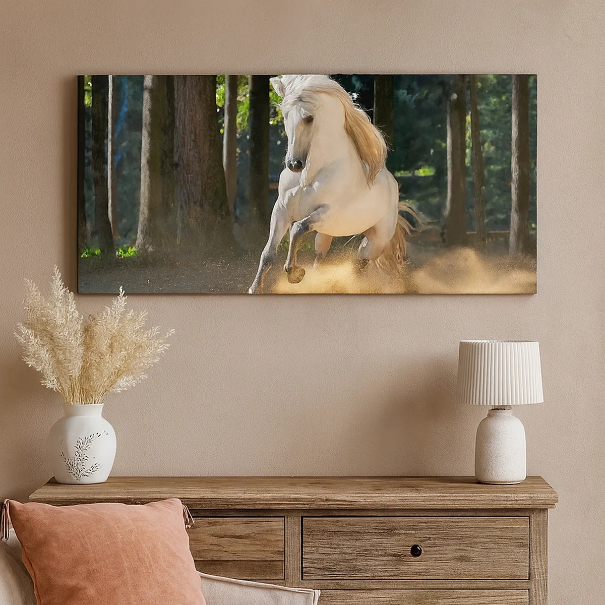 Quadro em tela - Como de um romance de fantasia - 30x30 cm