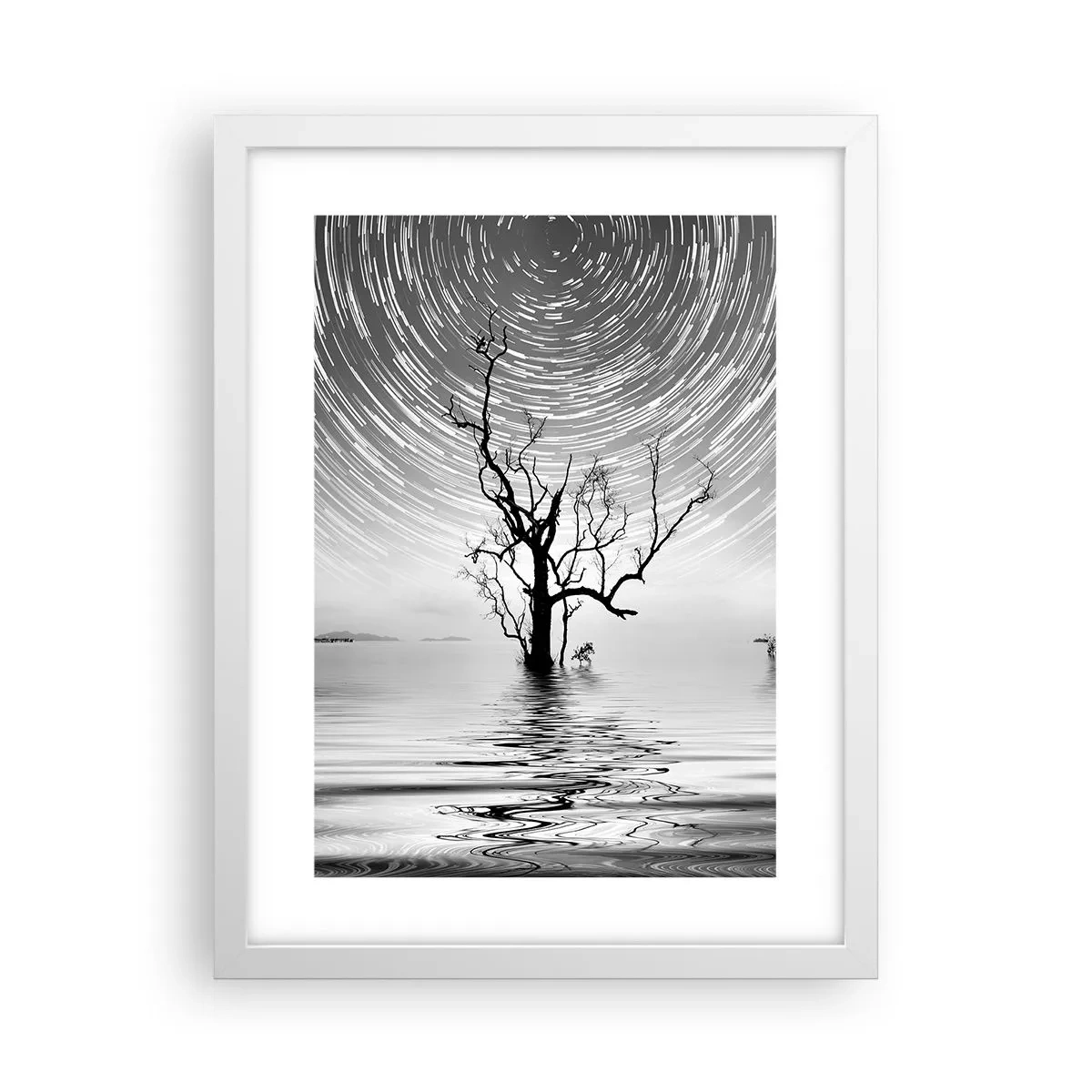 Pôster em moldura branca - Sinfonia da natureza - 30x40 cm