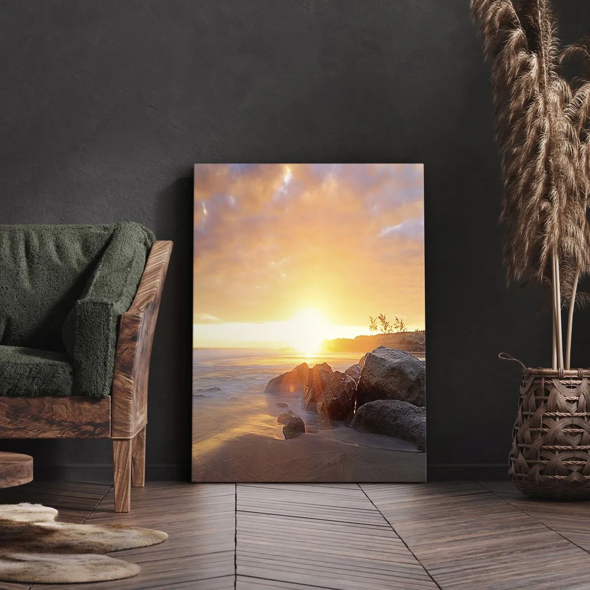 Quadro em tela - A brisa luminosa da noite - 50x70 cm