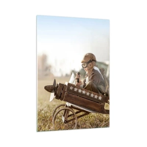 Quadro em vidro - O início rumo a um sonho - 50x70 cm