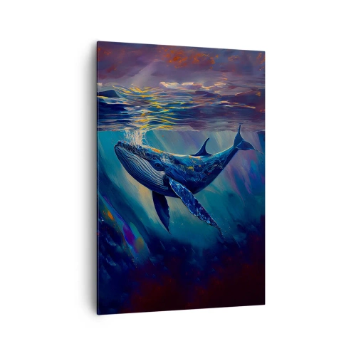 Quadro em tela - Bem vindo ao meu mundo - 70x100 cm