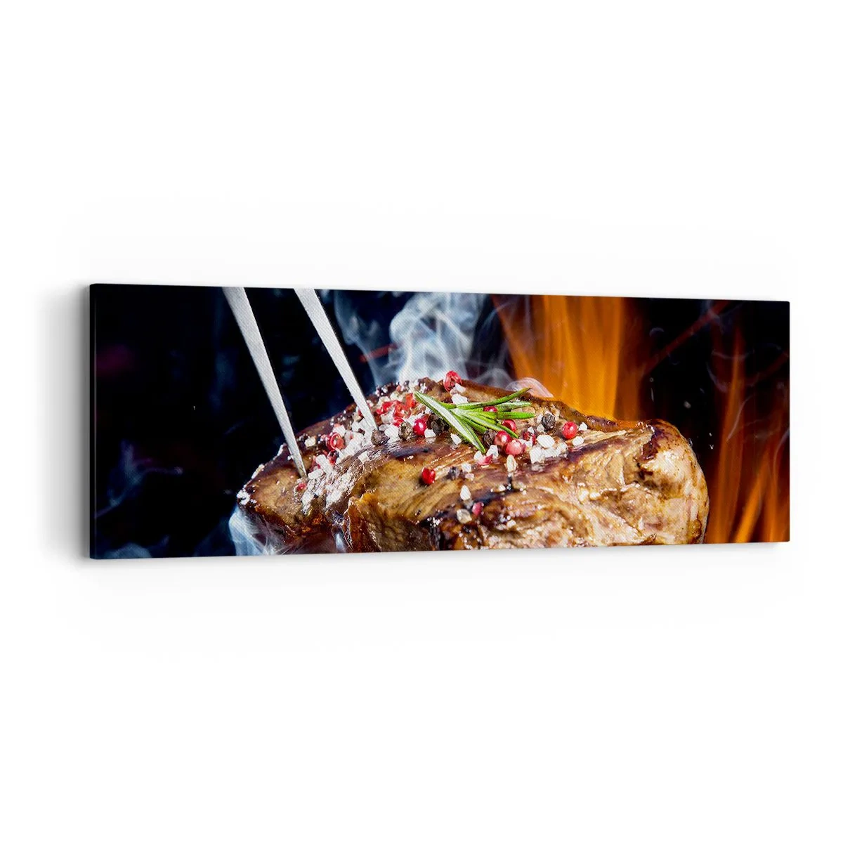 Quadro em tela - Suculenta e de bom cheiro - 90x30 cm