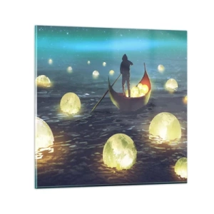 Quadro em vidro - Coisas com as quais os filósofos nunca sonharam - 60x60 cm