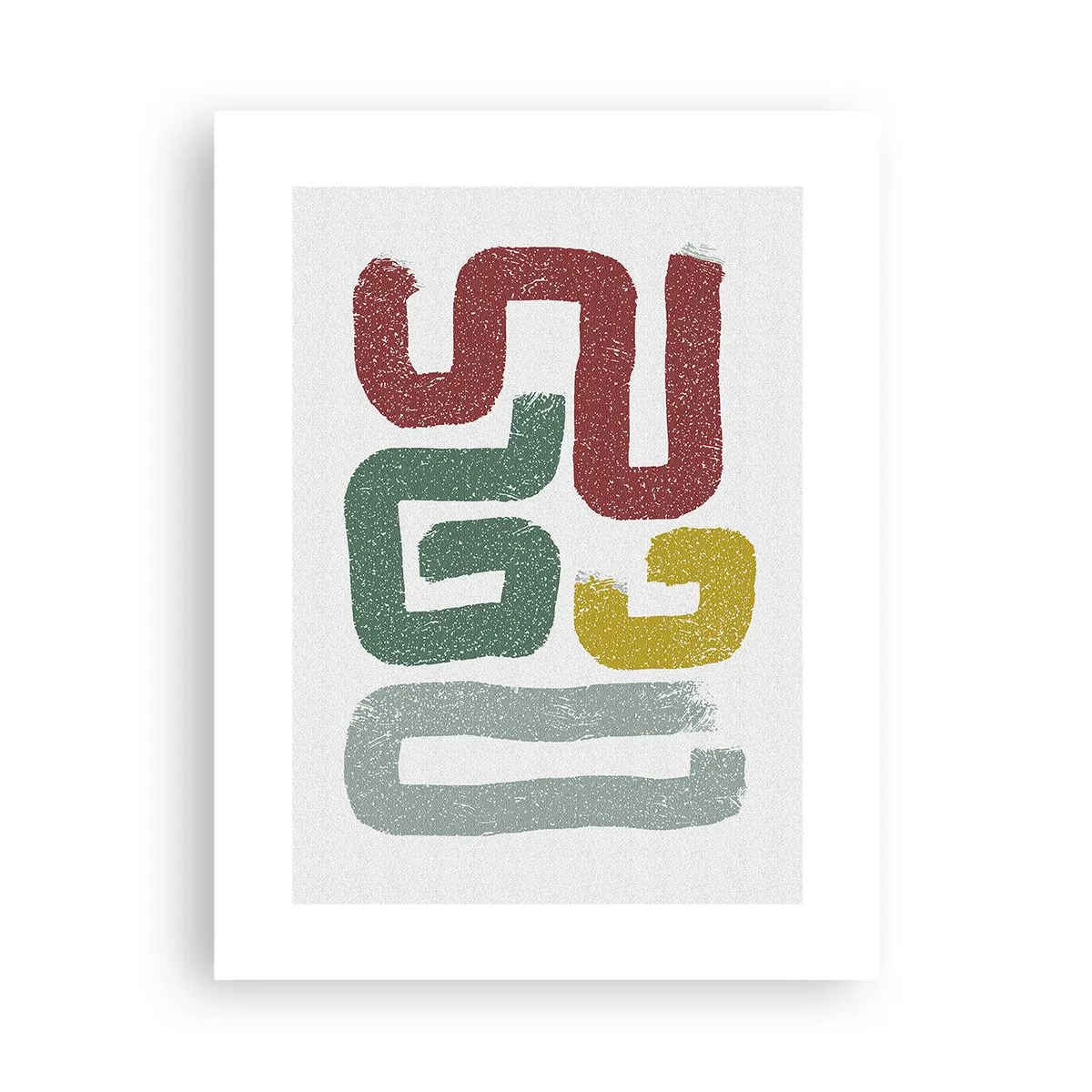 Pôster - Em uma língua desconhecida - 30x40 cm