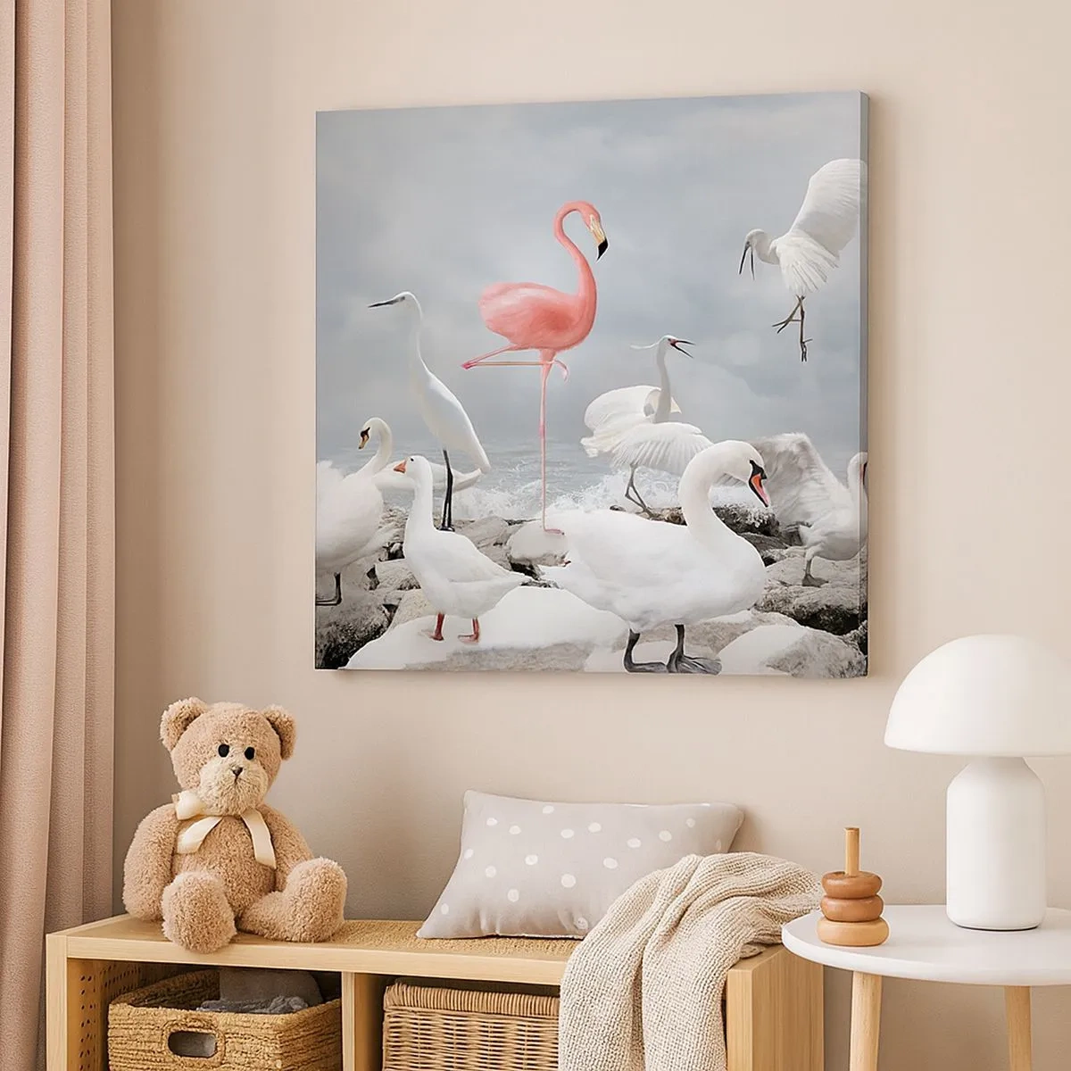 Quadro em tela - Como vim parar aqui? - 30x30 cm