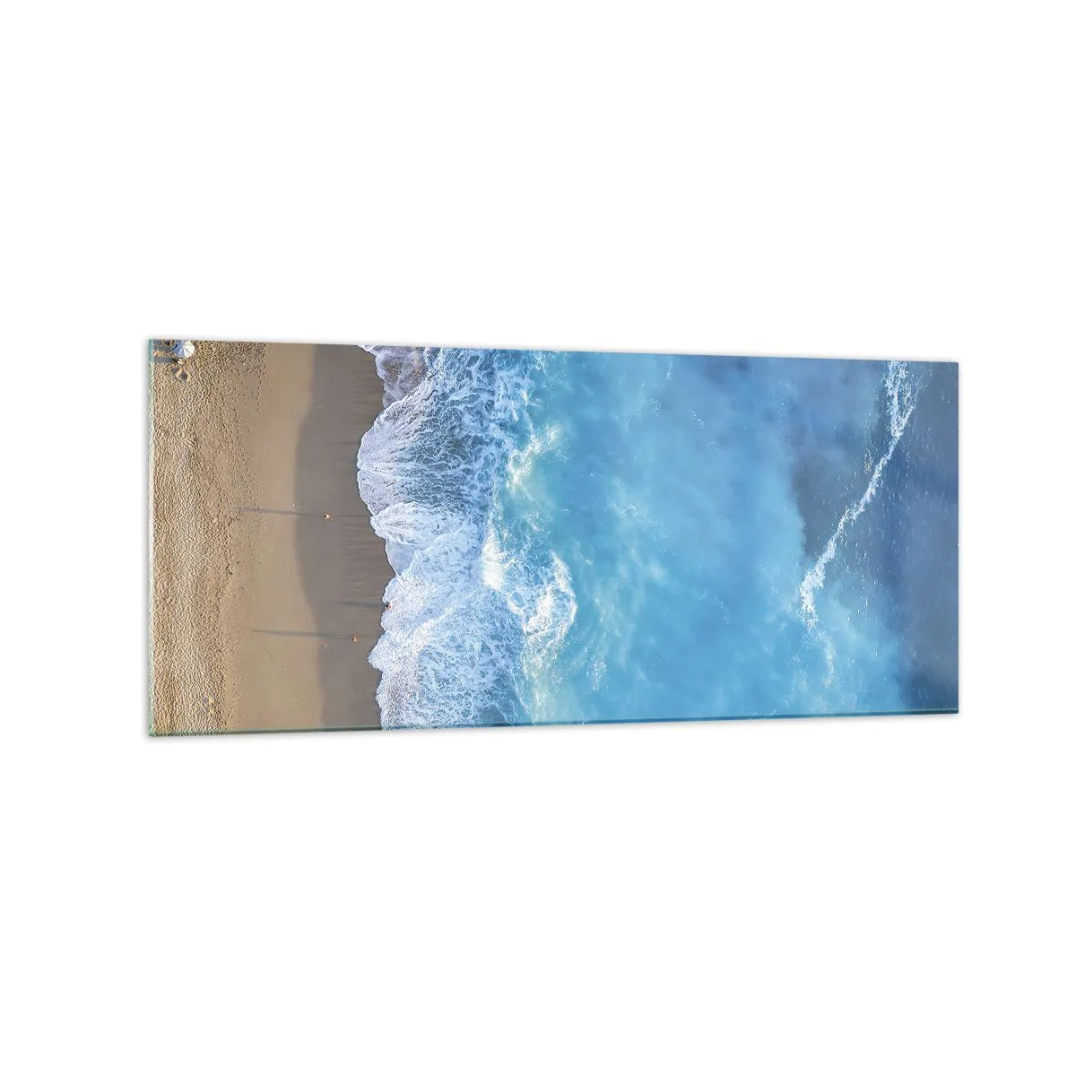 Quadro em vidro - O poder do azul - 120x50 cm