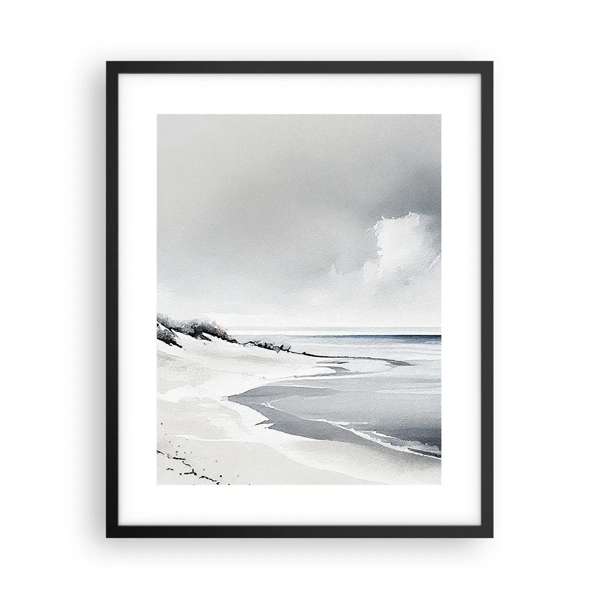 Pôster com moldura preta - Juntos para sempre - 40x50 cm