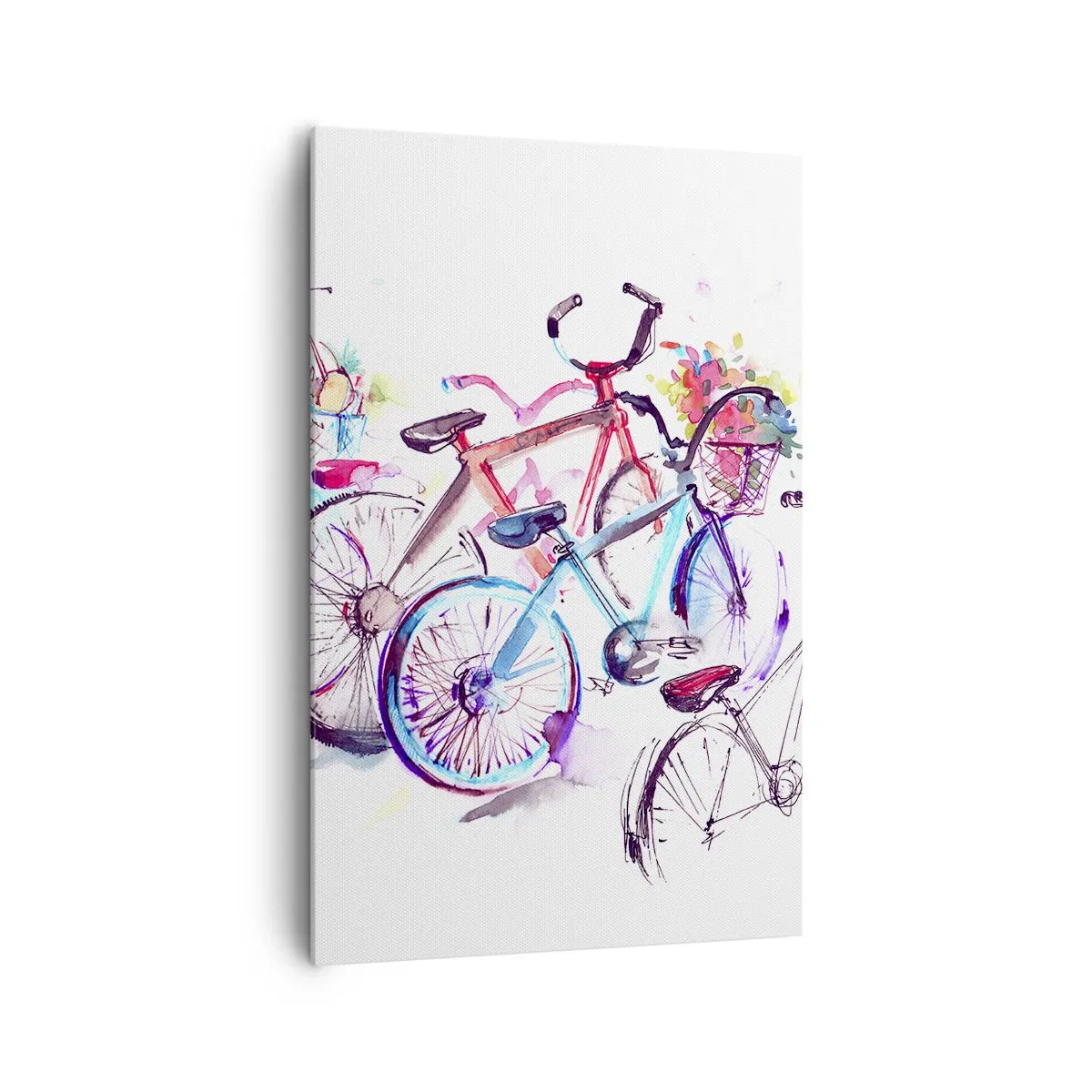 Quadro em tela - Reunião do Clube Antimoto  - 80x120 cm