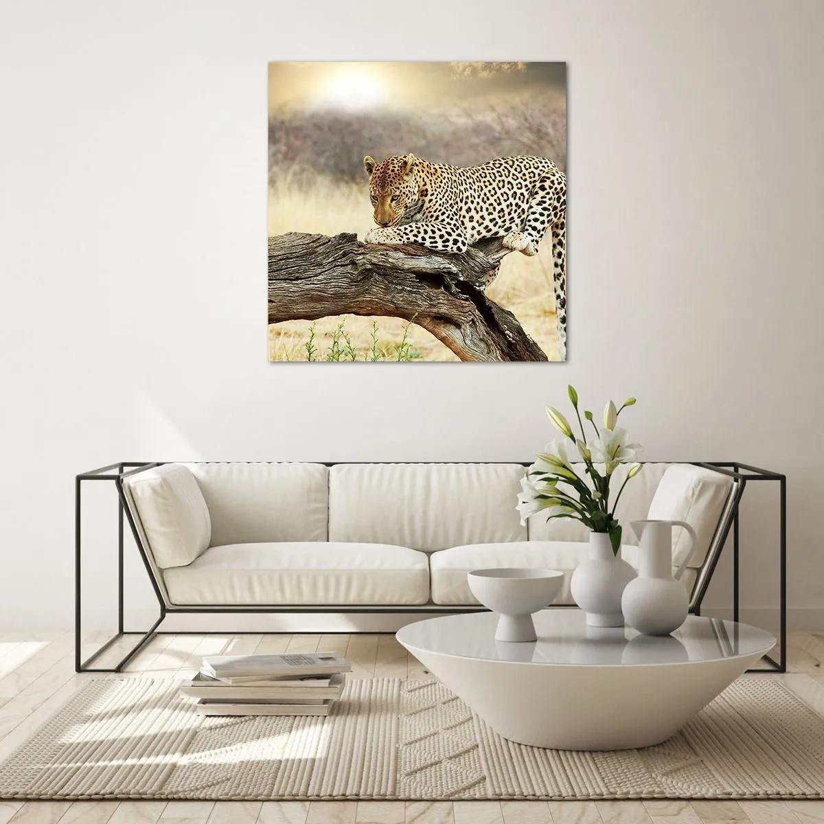 Quadro em vidro - Eu sigo o meu próprio caminho - 60x60 cm