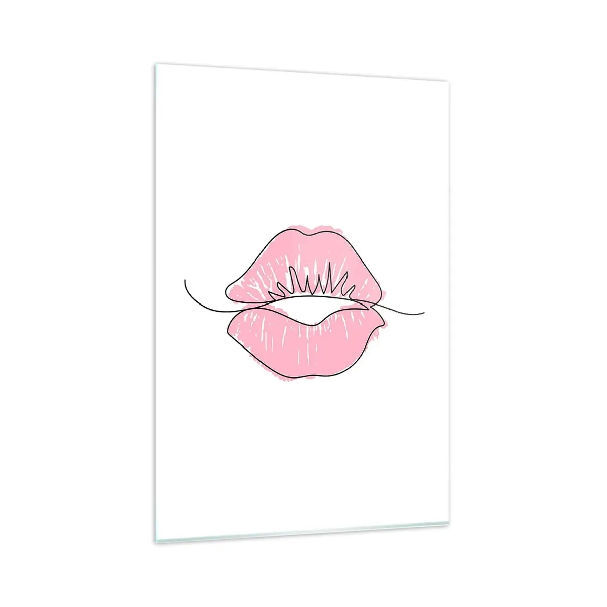 Quadro em vidro - Pronto para beijar? - 80x120 cm