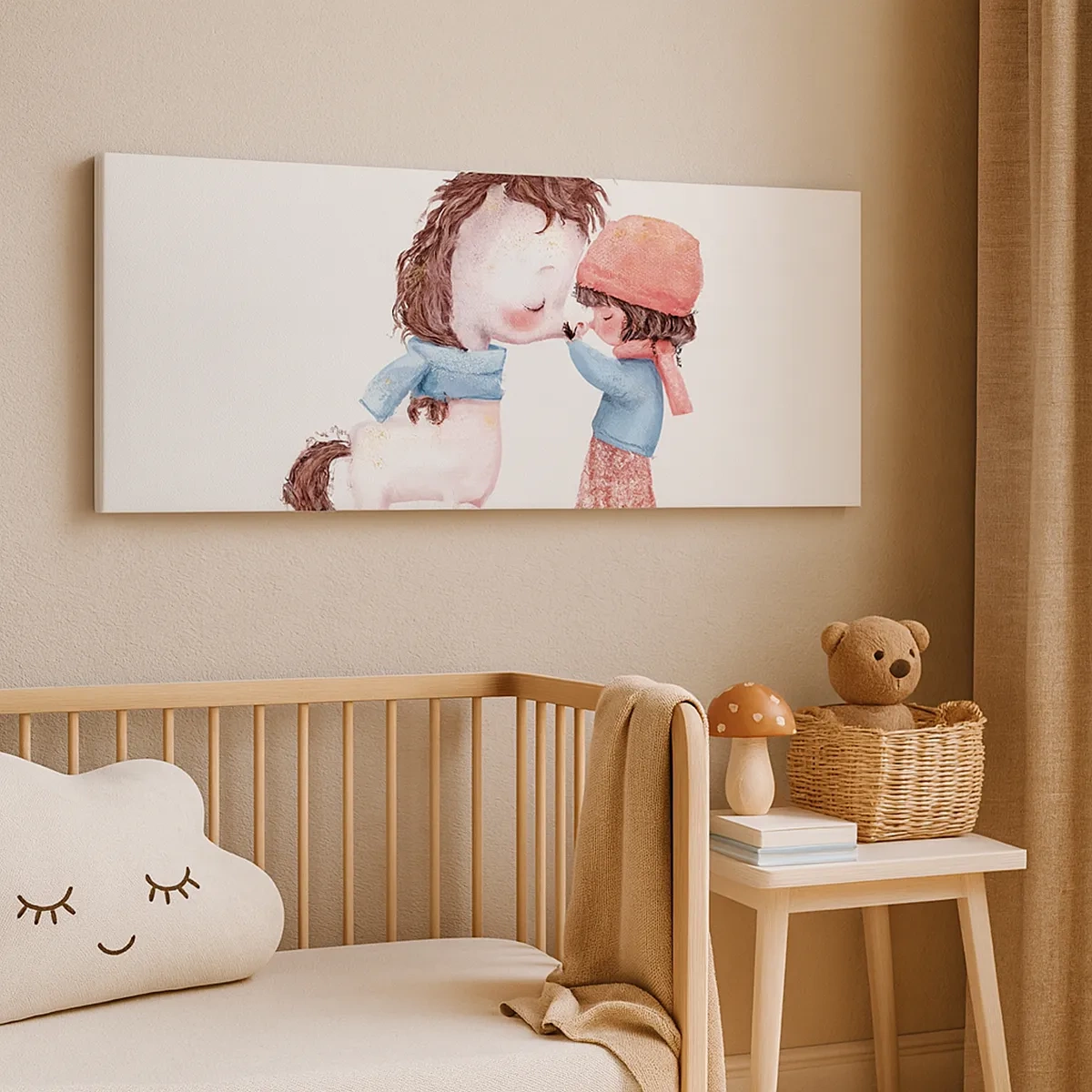 Quadro em tela - Conto do inverno - 30x30 cm