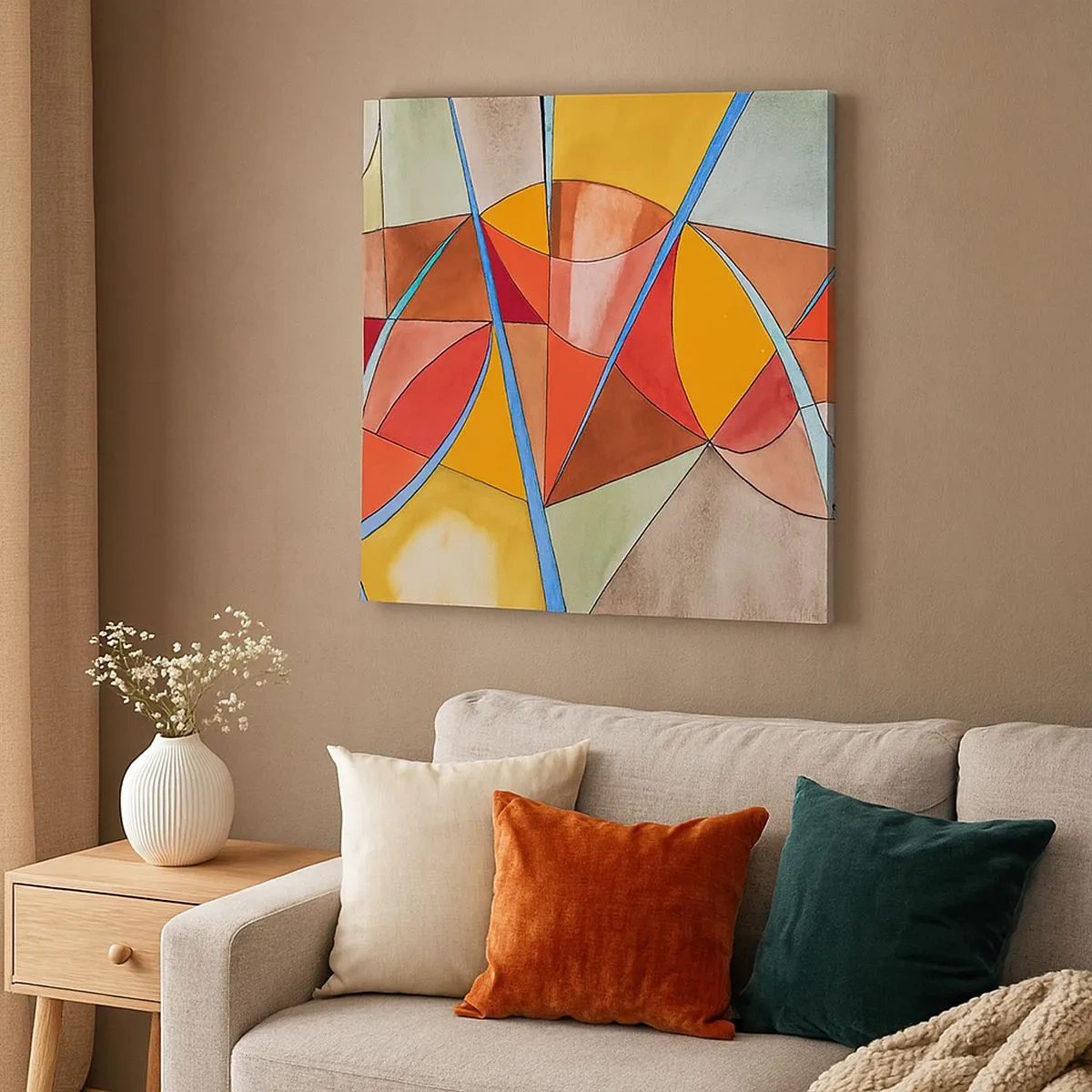 Quadro em tela - Carrossel, carrossel dos sonhos - 30x30 cm