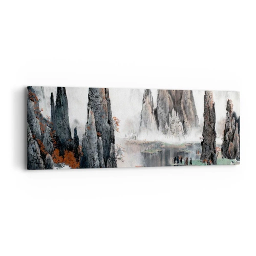 Quadro em tela - Poderosos guardiões  - 90x30 cm