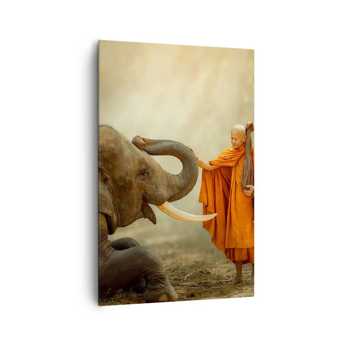 Quadro em tela - Encontro na viagem - 80x120 cm