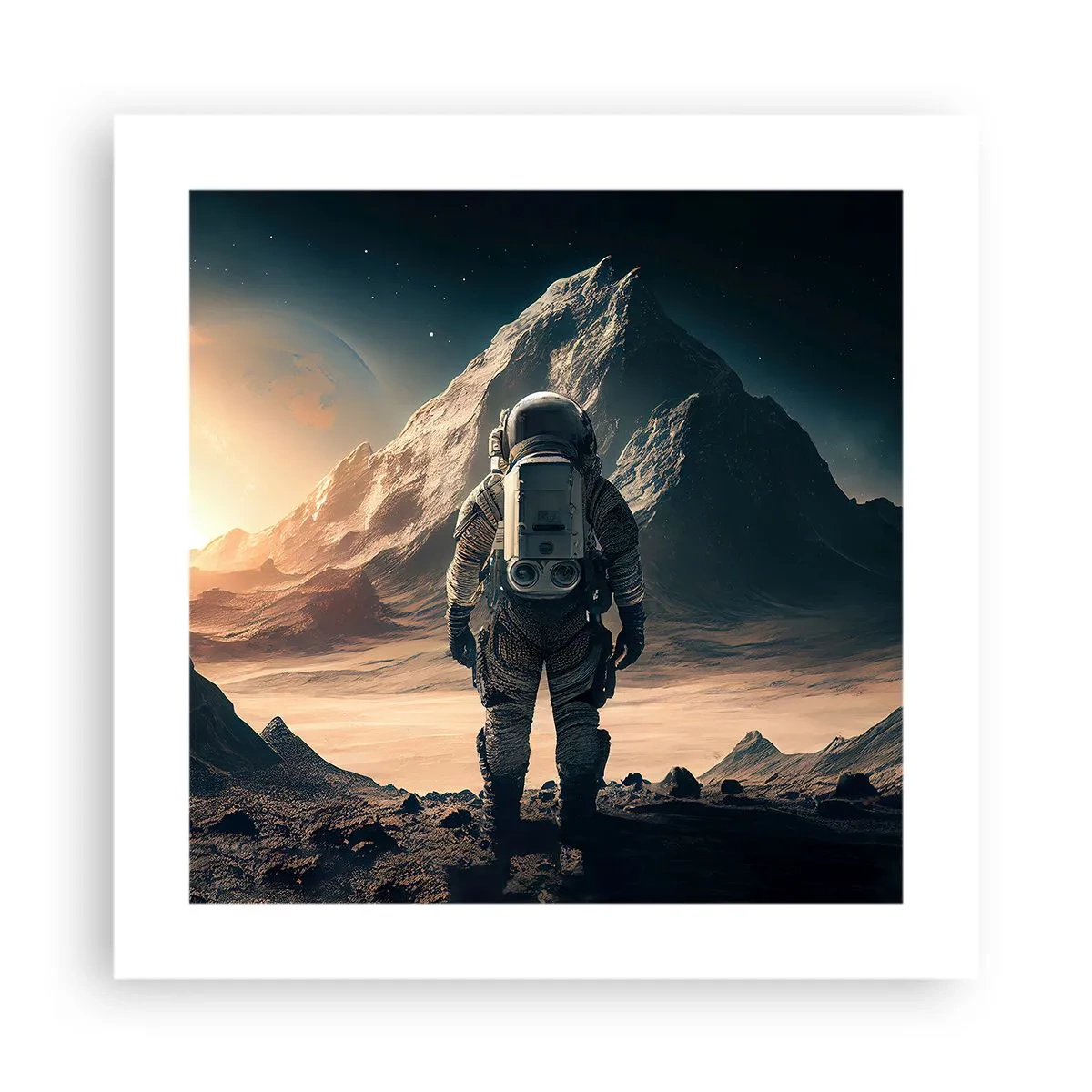 Pôster - Novo desafio - 40x40 cm