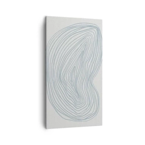 Quadro em tela - Deixe cair o sorriso - 45x80 cm