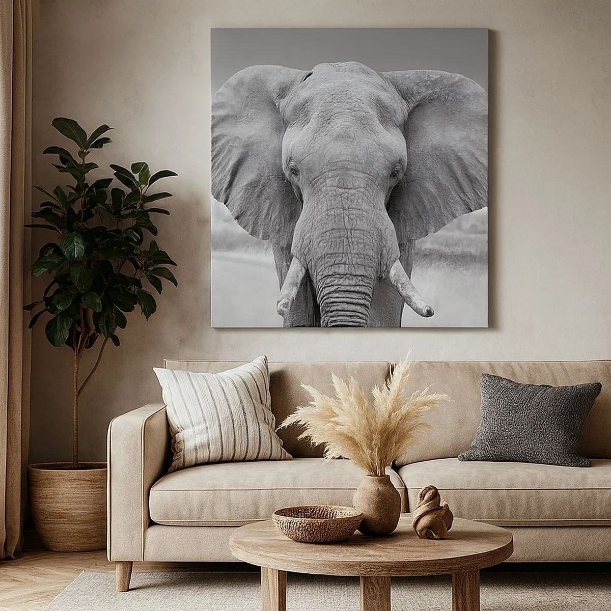 Quadro em tela - Bem-vindo ao meu mundo - 30x30 cm