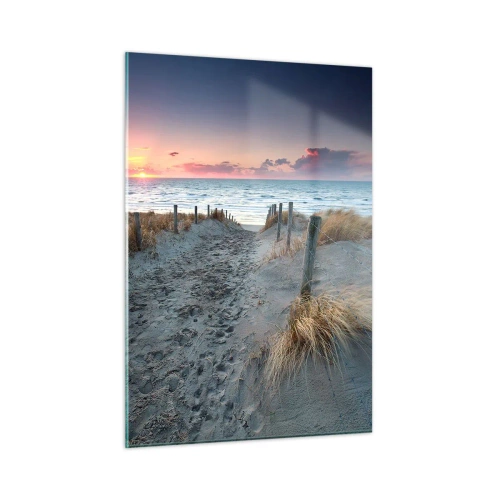 Quadro em vidro - Derramou um arco-íris de esplendor radiante.... - 50x70 cm