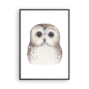 Pôster com moldura preta - Olhe-me nos olhos - 70x100 cm