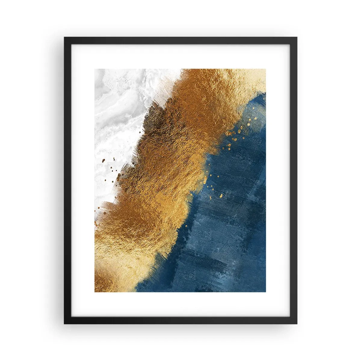 Pôster com moldura preta - As cores do verão - 40x50 cm
