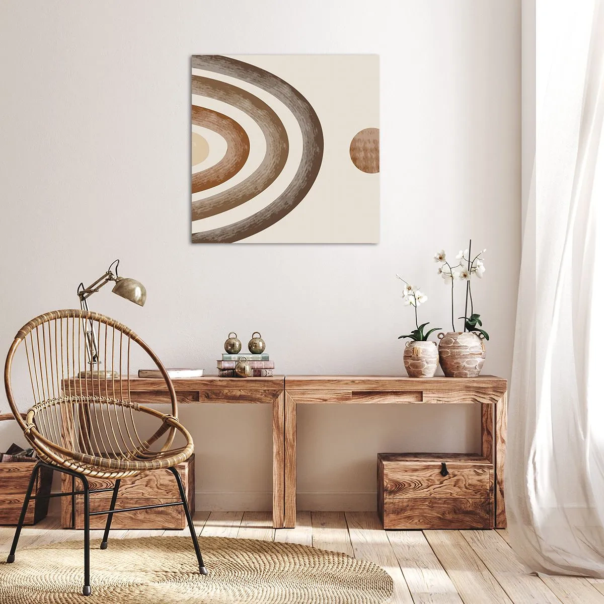 Quadro em tela - Numa galáxia muito distante - 50x50 cm