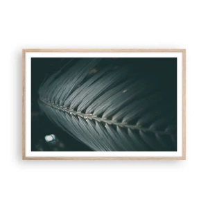 Pôster com moldura de carvalho claro - A precisão da natureza - 91x61 cm