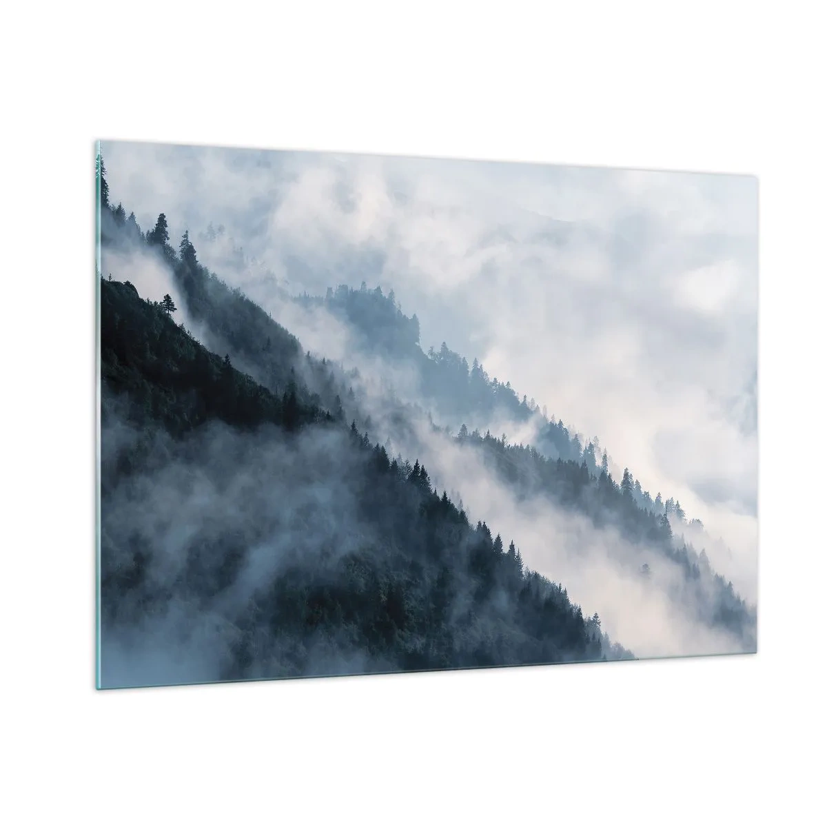Quadro em vidro - Misticismo das montanhas - 100x70 cm