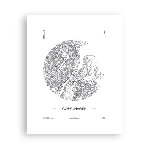Pôster - Anatomia de Copenhague - 40x50 cm