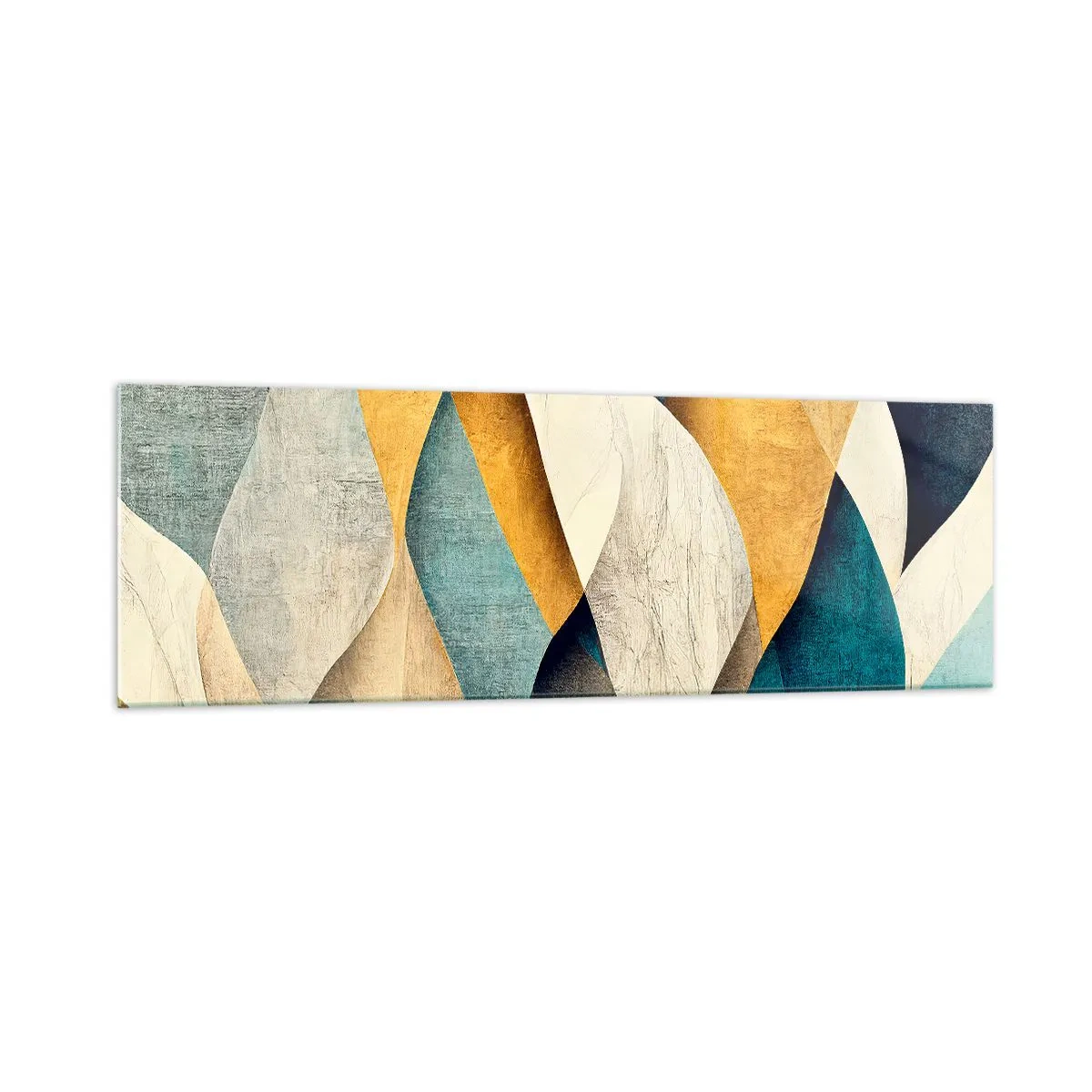 Quadro em vidro - Ritmo e onda - 160x50 cm
