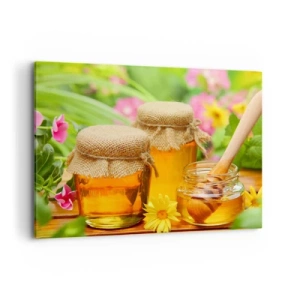 Quadro em tela - Doce e floral - 100x70 cm