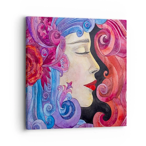 Quadro em tela - Secessão ainda viva - 30x30 cm