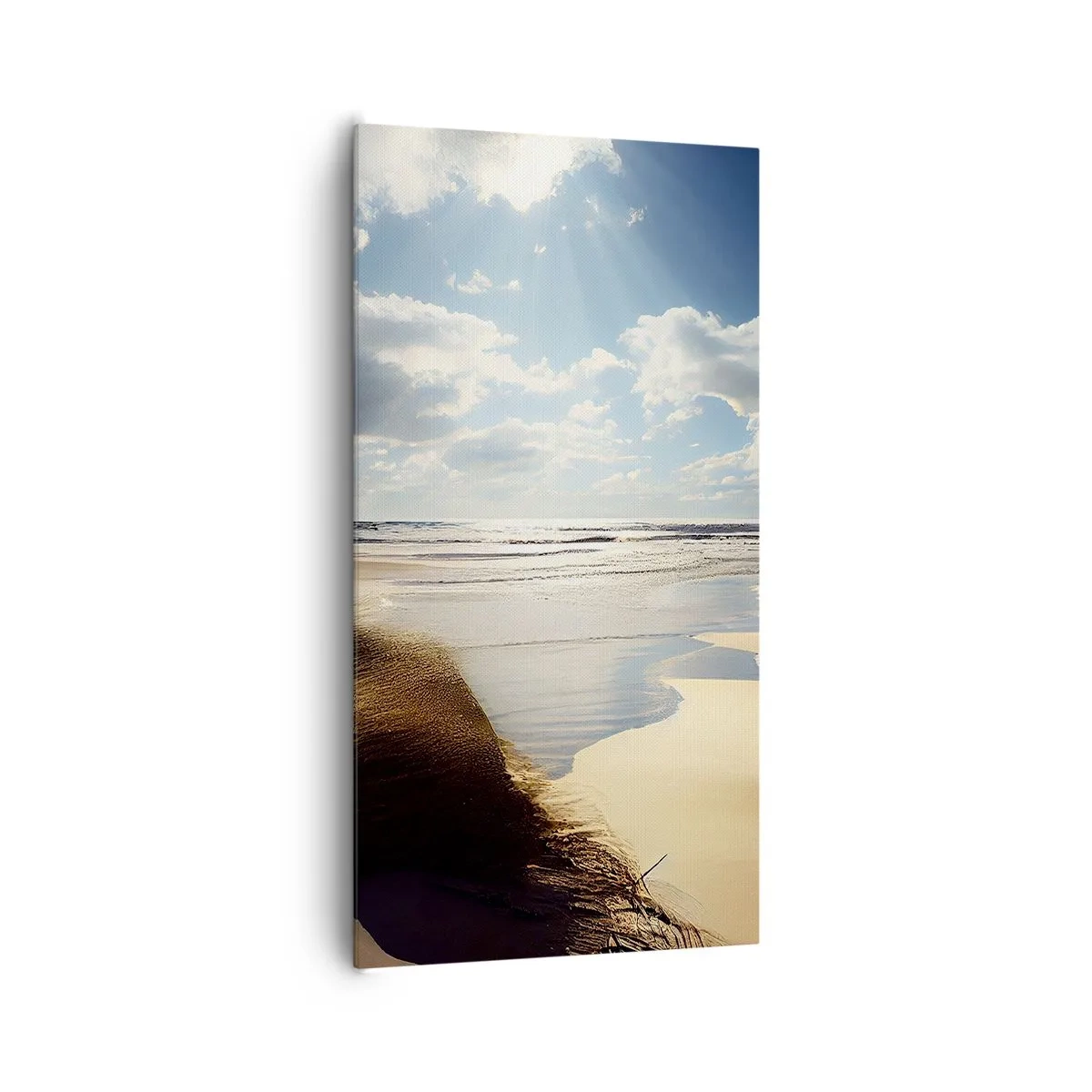 Quadro em tela - Praia, praia selvagem - 65x120 cm