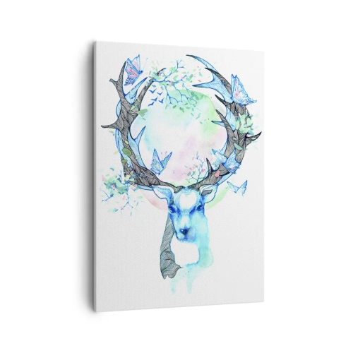 Quadro em tela - A força e a delicadeza da natureza - 50x70 cm