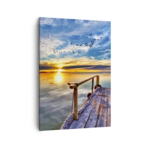 Quadro em tela - O vento descansa - 50x70 cm