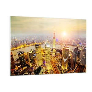 Quadro em vidro - Sonho asiático - 120x80 cm