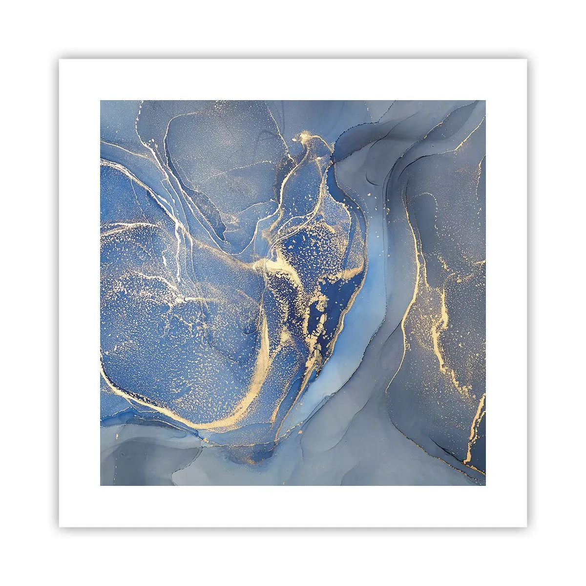 Pôster - Pó dourado - 40x40 cm