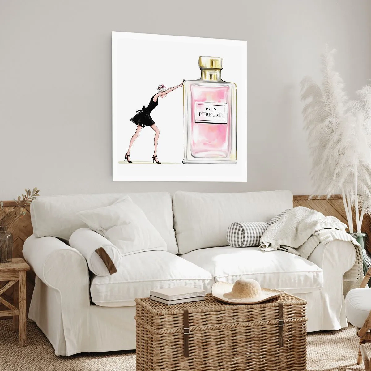 Pôster - A essência da feminilidade - 60x60 cm