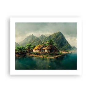 Pôster - Paraíso Tropical - 50x40 cm