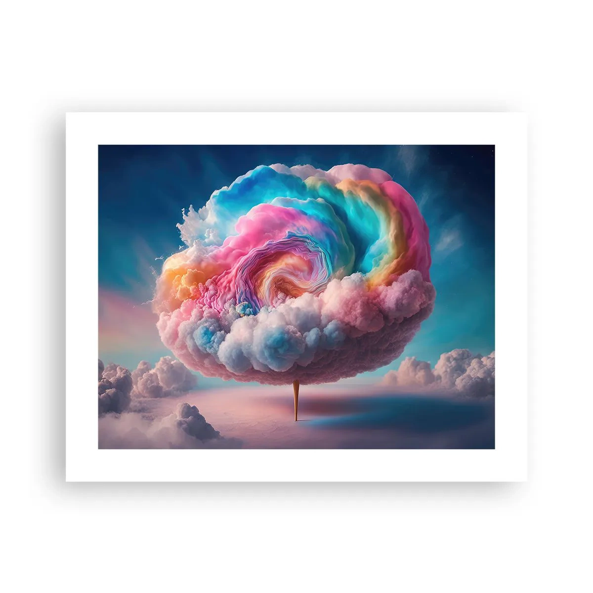 Pôster - O sonho de um parque de diversões - 50x40 cm